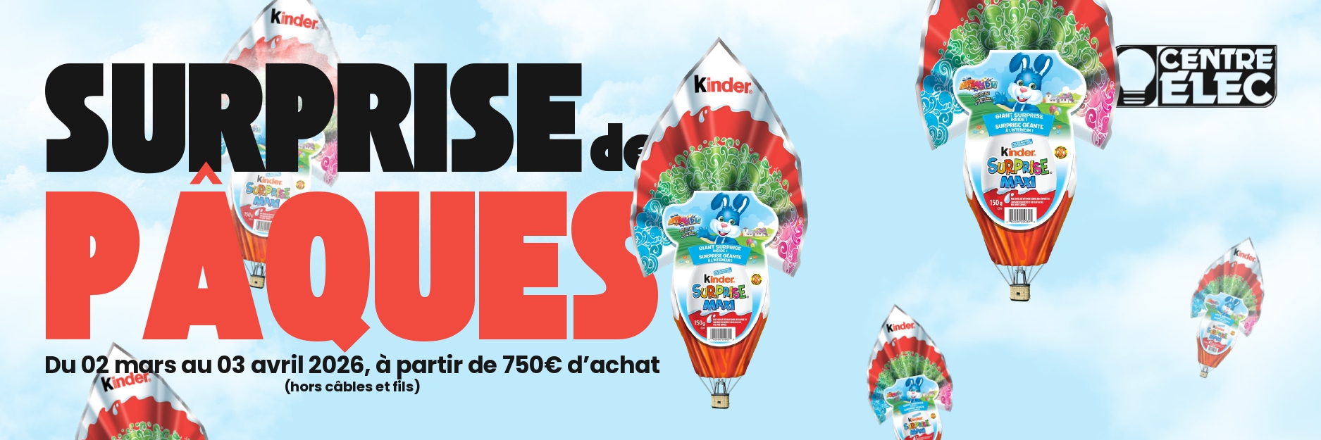 Opération Pâques avec Centre Elec