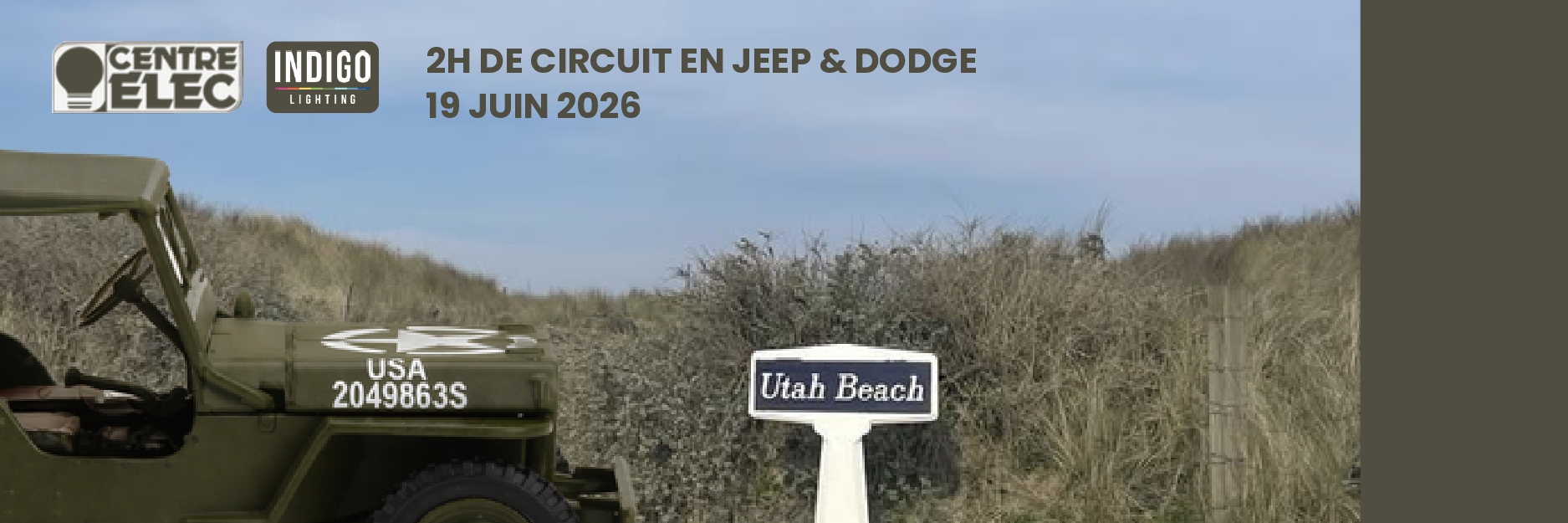 Opération Jeep & Dodge Utah Beach Indigo 